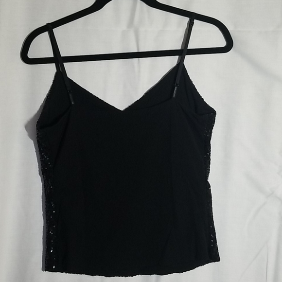 Sparkling Knit black sequin camisole. - Picture 2 of 4